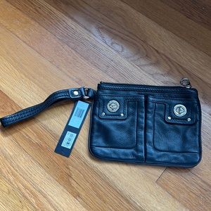 Marc by MARC JACOBS black leather clutch